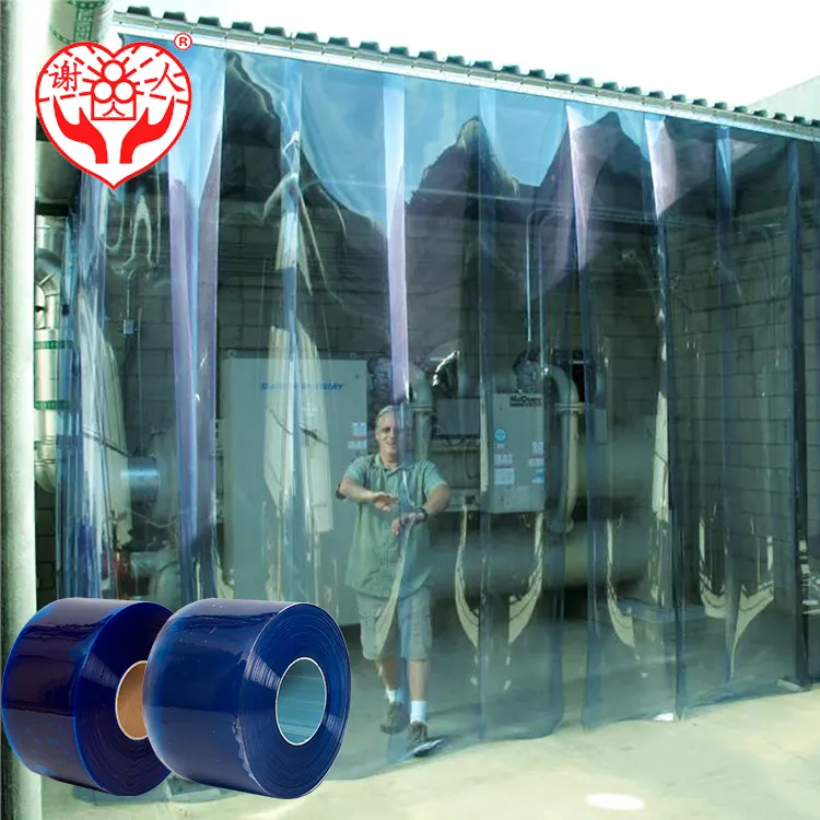 Manufacturers Supply 2mm 3mm PVC Waterproof Plastic Standard Soft Clear PVC Curtain Sheet for Car Wash Curtain Room Divider