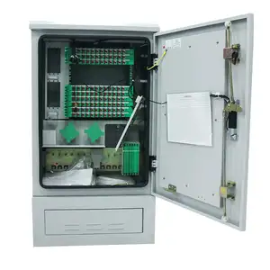 Patch panel 42U ODF Rack Cabinet 720 Cores SC FC Outdoor Waterproof IP65 Fiber Optic Cross Connecting Splice Cabinet