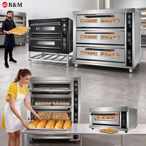 Công nghiệp thương mại Decker 3 <span class=keywords><strong>dEc</strong></span> một hai đôi đơn ba ba 1 2 4 sàn thử lò gas điện để nướng bánh và bánh mì - Product Image 1