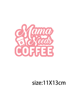 LETOP 1pcs Dog Mom Letter Pattern UV pour DTF Impression Sticker Cups 16Oz Clear Glass Cups Logo Decals Transfers - Product Image 6