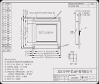 Modul Layar LCD Grafis Monokrom Resolusi 128x64 ZKYD Terlaris dengan Port Paralel Serial dan Lampu Latar LED