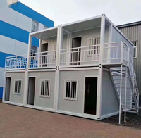 Villas de lujo modernas prefabricadas, pequeñas casas plegables modulares de oficina desmontables, contenedor de madera, casa de estar a la venta para apartamento