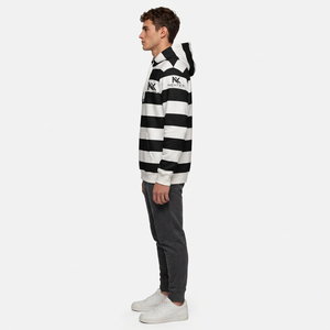 Sudadera con Capucha Personalizada de Fábrica con Patrón de Rayas, Sudadera con Capucha de Alta Calidad en Mezcla de Algodón y Poliéster - Product Image 3