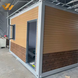 Tienda Prefabricada de 20 pies de Montaje Rápido, Estructura de Acero, Revestimiento Metálico Gofrado, <span class=keywords><strong>Casa</strong></span> Contenedor Prefabricada - Product Image 1