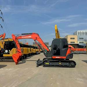 Mini-excavatrice Kubota KX183-3 du Japon, machine de terrassement de 8 tonnes à vendre, avec coupleur pour la construction - Product Image 2