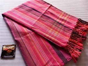 Kikoy <b>Towel</b> Woven Cotton Beach <b>Wrap</b> Plaid Striped Design Lightweight Absorbent Handcrafted Travel Bath <b>Towel</b> Resort Pool Blanket - Product Image 2