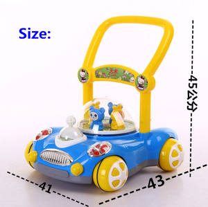 JXB Hot Selling New Model Baby Walker mit musikalischem Gummirad-Aufsitz spielzeug auto für 2-4 Jahre aus Kunststoff - Product Image 5