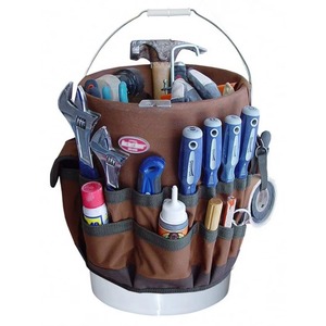 BSCI Factory Cesta Organizadora de Jardín con Ruedas, Bolsa de Herramientas Enrollable de Alta Resistencia para Jardinería, Barbería y Barman - Product Image 5