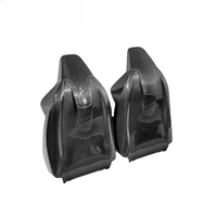 Protection de dossier de siège en fibre de carbone sèche pour voiture, accessoire de décoration intérieure pour BMW M3 M4 G80 G82 G83