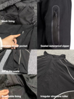 Ensemble trois pièces personnalisé pour homme, style hip-hop, respirant, en molleton, imprimé, surdimensionné, avec short coupe-vent