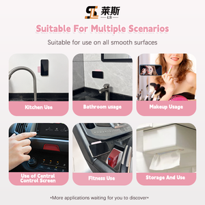 LS Dễ dàng cài đặt hấp phụ mạnh mẽ Silicone điện thoại di động chủ với hút ly - Product Image 6