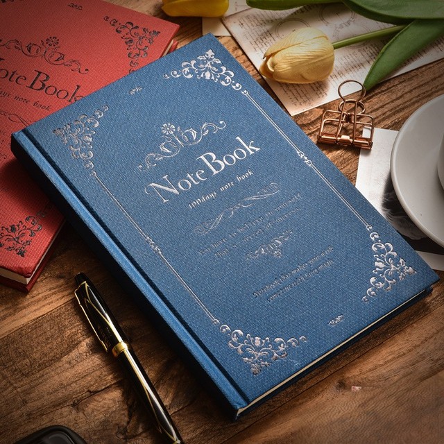 European-style Artistic Exquisite Simple Retro Style A5 Creative Popular College Student Classroom Reading Notebook