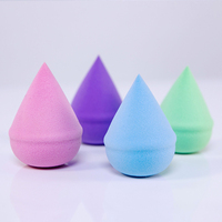 Logo personnalisé de la beauté des formes multiples Houppette de maquillage humide et sèche Eponge douce de maquillage personnalisée sans latex de marque privée