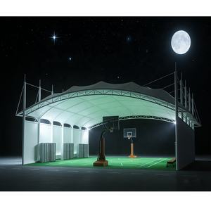Estructuras Tensadas Modulares para Estadios, Carpa para Cancha de Baloncesto, Carpa para Pista de Pádel, Estructura de Acero, Techos Tensados para Cancha de Tenis - Product Image 6