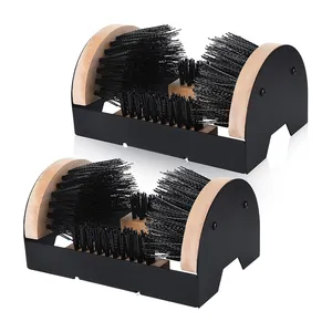 Chất lượng cao toàn Bộ bán hàng ngoài trời tiện ích khởi động và giày bùn làm sạch bàn chải và scraper với gấp bước - Product Image 1