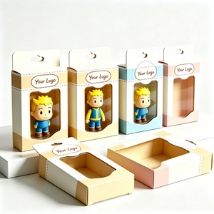 Caja de Embalaje de Cartón Laminado Mate Personalizada con Ventana Transparente de PVC y Orificio para Colgar para Juguetes Infantiles - Product Image 2