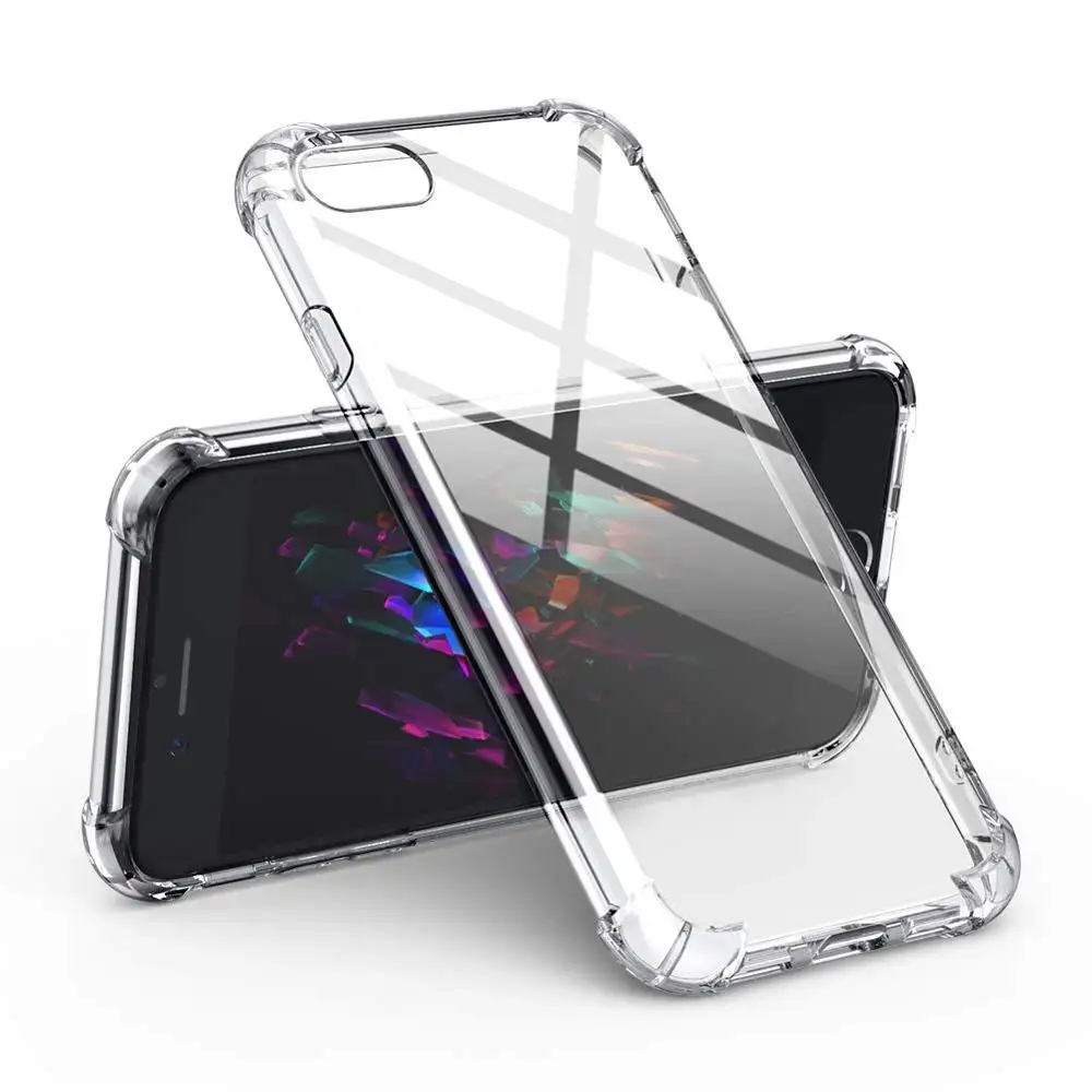 ATOUCHBO Crystal HD Clear Anti Shock Absorption Bumper Soft TPU Cover Case for Apple iPhone 6 / 6S Plus 5.5-inch
