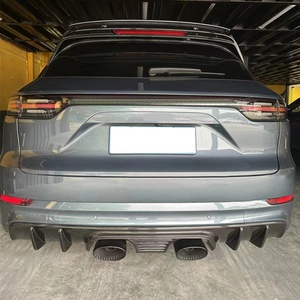 Modificación de Automóvil 9Y0 2018-2025, Parachoques Trasero de Fibra de Carbono, Difusor Trasero, Tubo de Escape para Cayenne Coupé - Product Image 2