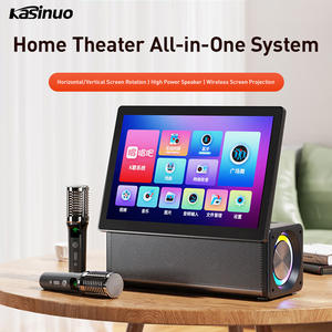 Altavoz de <span class=keywords><strong>Karaoke</strong></span> de 14,1 pulgadas con pantalla Control táctil Altavoz WIFI Altavoz de fiesta Micrófono dual para el hogar, <span class=keywords><strong>Karaoke</strong></span> - Product Image 3