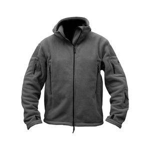 Người đàn ông của ngoài trời ấm hoodie Áo khoác nhà sản xuất với chiến thuật Fleece nhiệt cực áo khoác ngoài và mui xe cho đi bộ đường dài - Product Image 4