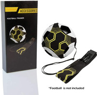 JST01A Entraîneur de Coup de Pied de Football, Aide à l'Entraînement de Football, Ceinture Réglable, Corde Élastique, Pratique du Coup de Pied en Solo, Entraîneur de Football