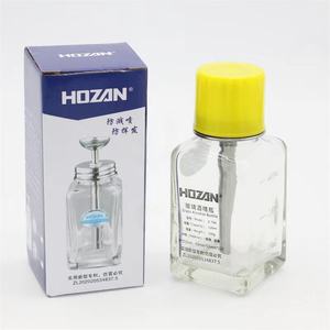 Flacon distributeur carré élégant de 120 ml en verre pour solvant, avec pompe métallique et emballage ESD, idéal pour l'alcool et les produits de manucure – Vente en gros à chaud - Product Image 2