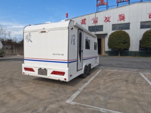 Autocaravana de Aluminio Ligera de Estilo Europeo para 4 Personas, Remolque de Viaje Moderno y Elegante para Turismo y Ocio - Product Image 3