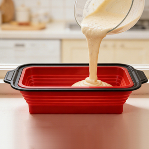 Moule à <span class=keywords><strong>pain</strong></span> pliable en silicone avec cadre métallique antiadhésif pour toast, pains <span class=keywords><strong>de</strong></span> viande et gâteaux – Vente en gros - Product Image 2