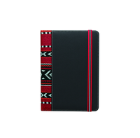 Carnet en tissu de style ethnique des pays du Moyen-Orient en gros avec bande élastique A5 coffret cadeau journaux en cuir