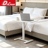 Bureau d'ordinateur portable réglable en hauteur en forme de C de l'usine de Foshan pour utilisation sur le côté du canapé ou au bureau à domicile