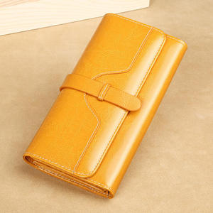AndoBag Vintage Long <b>Wallet</b> for <b>Women</b> Genuine Cow Leather <b>Card</b> Holder Large Capacity Clutch Bags Fashion Coin Purse - Product Image 3