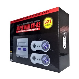 เครื่องเล่นเกมส์ทีวี IPARTS <span class=keywords><strong>Super</strong></span> <span class=keywords><strong>Mini</strong></span> SN-02 Retro SNES พร้อมเกมส์คลาสสิค 8 บิตในตัว 821 เกม - Product Image 2