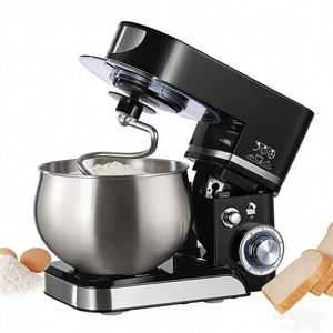 Mélangeur à pâte professionnel 1000W avec logo personnalisé, 6 vitesses réglables, bol de 5L et protection de sécurité pour boulangerie industrielle - Product Image 5