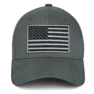 American Flag Baseball Cap USA Flag Tactical Cap Adjustable Washed Adjustable Baseball Cap For Men Women