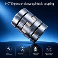 Accouplement à mâchoires haute précision avec bague de serrage conique, accouplement amortisseur de vibrations pour entraînement de réducteur de pompe