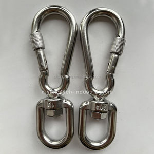 Moschettone Girevole con Gancio a Molla in Acciaio Inox <span class=keywords><strong>per</strong></span> Guinzaglio <span class=keywords><strong>per</strong></span> Cani, Borsa, Moschettone - Product Image 2