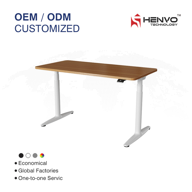 Ready Stock Electric Steel Standing Desk Modular Extendable Dual-Motor Ergonomic Sit-Stand Contemporary Design Bulk Supply Home
