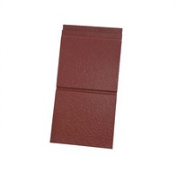 Panneau sandwich isolé en acier galvanisé à rainure unique, motif rouge moderne, écologique, résistant à l'eau et au feu, extérieur élégant