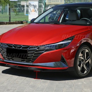 <b>Car</b> Front Bumper Lip Splitter <b>Diffuser</b> Spoiler Bumper Guard Body Kit For Hyundai Elantra 2021 7th Gen <b>Car</b> Accessories - Product Image 5
