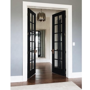 Puerta Francesa de Vidrio Decorativa con Apertura Abatible, Ventanas y Puertas de Aluminio Insonorizadas - Product Image 6