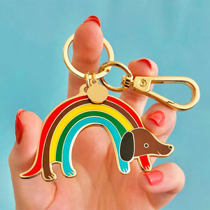 Tùy chỉnh thực hiện thiết kế logo kim loại mềm cứng men móc khóa tùy chỉnh men Keychain Keyring Móc chìa khóa quyến rũ thẻ sắt kẽm allo - Product Image 6