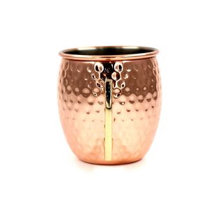 Taza de Cerveza Moscow Mule de Acero Inoxidable con Recubrimiento de Cobre Sublimado y Grabado - Product Image 5