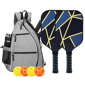 ชุดไม้พายพิคเคิลบอลฝึกซ้อม วัสดุใยขั้นสูง แกนรังผึ้ง ไฟเบอร์กลาส ทรูโฟม หนา 16 มม. <span class=keywords><strong>40</strong></span>/26 รู - Product Image 5