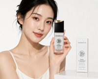 BOSHYUM Fond de Teint Liquide 5-en-1 à Changement de Couleur, Base Adaptable à la Peau, Longue Tenue pour le Maquillage Quotidien