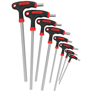 Professional Long Arm Allen <strong>Hex</strong> Key Wrench Spanner <strong>Set</strong> Multi-Sizes Torx Flat Ball End <strong>T</strong> <strong>Handle</strong> Metric Measurement System Steel - Product Image 6