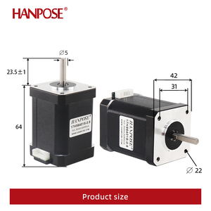 <span class=keywords><strong>Moteur</strong></span> pas à pas HANPOSE 42 12V à bas prix 17HS6401S-0.9, couple élevé 70N.cm 1.2A, <span class=keywords><strong>moteur</strong></span> pas à pas <span class=keywords><strong>Nema</strong></span> <span class=keywords><strong>17</strong></span> pour motos électriques - Product Image 4