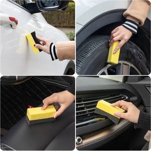 Éponge applicatrice de cire en EVA pour le lavage et le polissage de voitures, forte absorption des taches et de l'eau, nettoyage intérieur - Product Image 4
