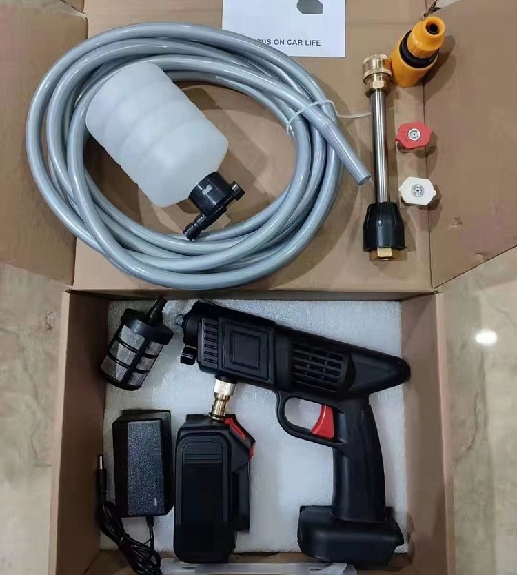 cheap price water gun car washing high pressure car washer with rechargeable battery