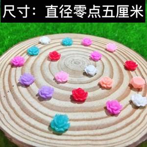 Resin Flower <b>Ornaments</b> Miniature Garden Decorations For Indoor Outdoor Use Glossy Finish WX-9998712 - Product Image 3