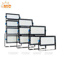 Luces LED para Estadios MIC de Aluminio, Reflector de Alta Potencia 500w 750W 1000W, Luces para Baloncesto y Fútbol de Mástil Alto